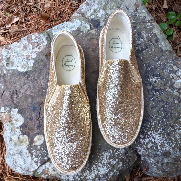 Jack Rogers Shoes - Jack Rogers glitter slip on shoes 8.5